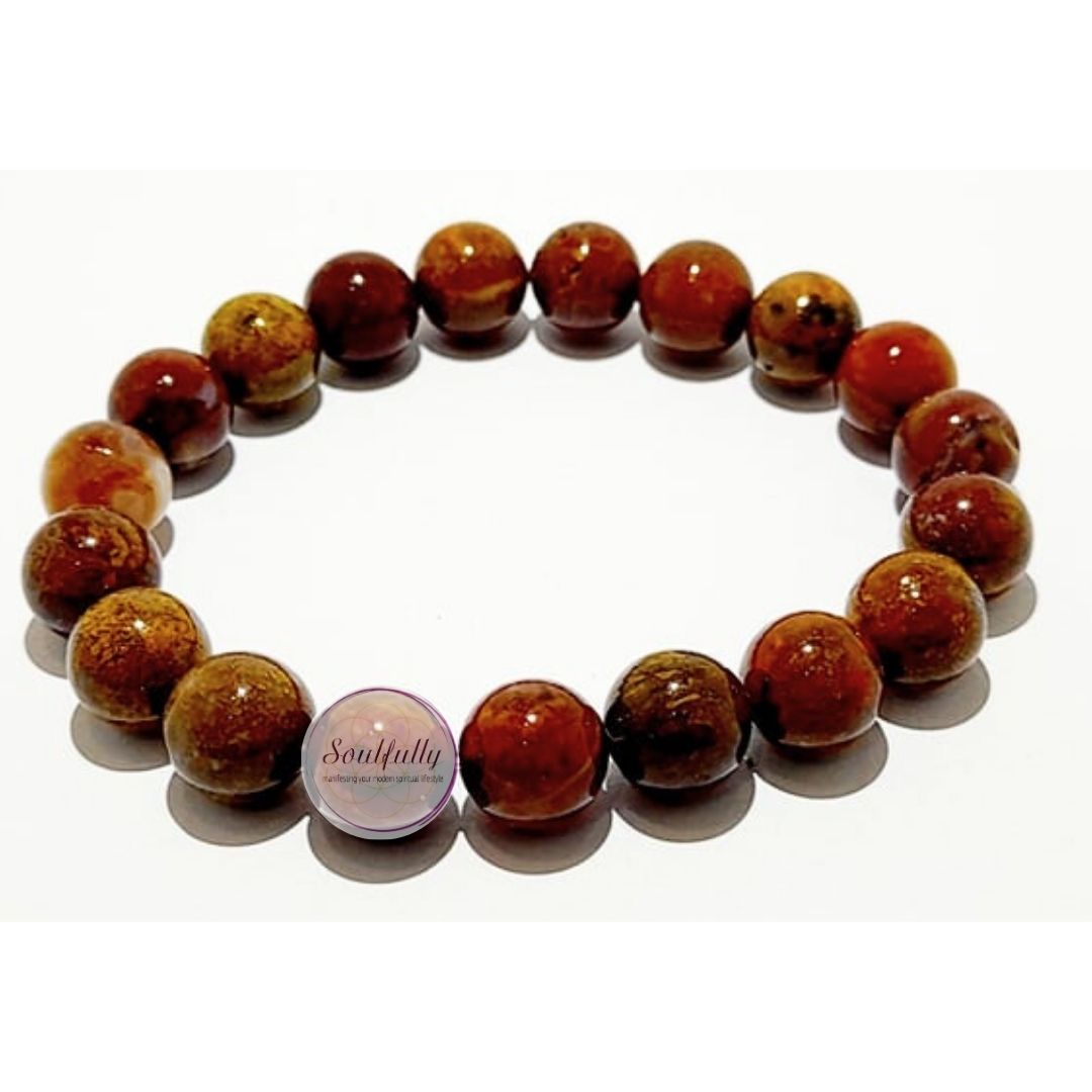 Agate, Morrocan Seam Agate Bracelet
