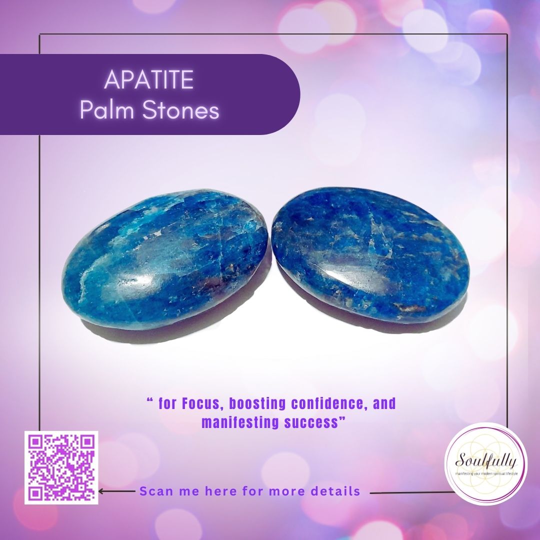 Apatite Palm Stone