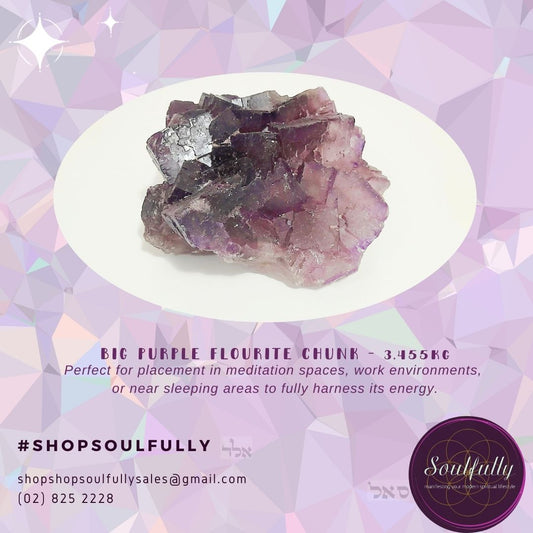 Raw Fluorite Chunk