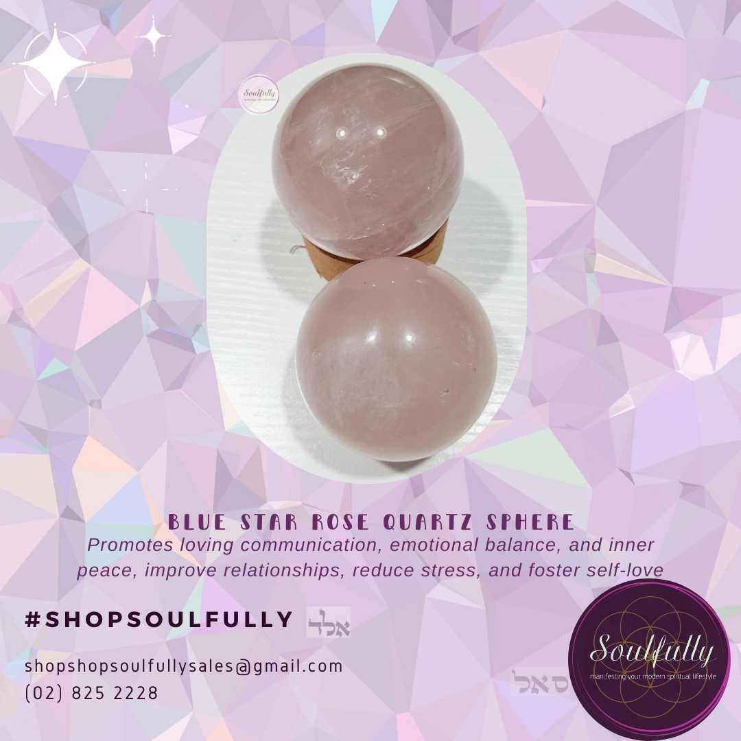 Star Rose Quartz (RARE) Spheres