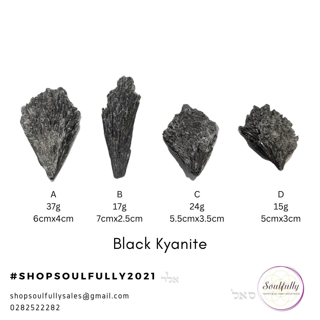 Kyanite BLACK (RARE)  Raw Stone