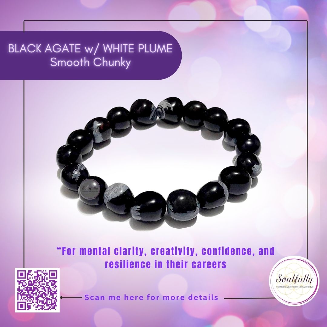 Agate, Black Agate Bracelet
