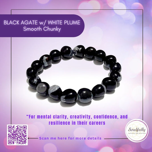 Agate, Black Agate Bracelet
