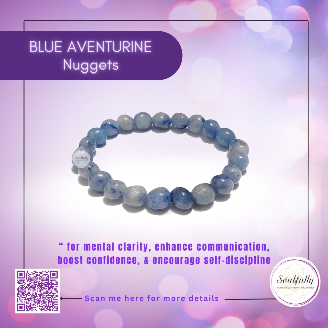 Aventurine, Blue Aventurine Bracelet