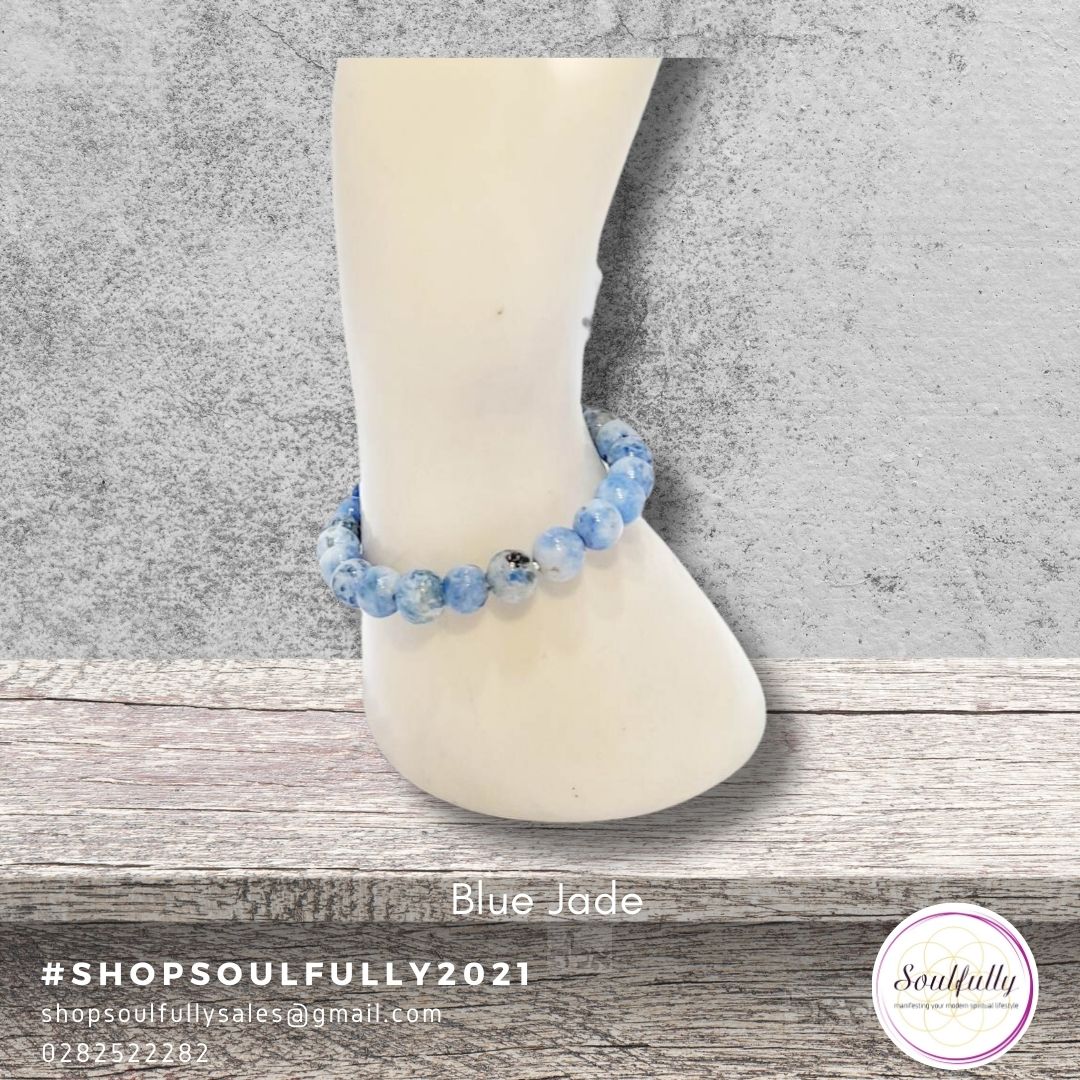 Jade, Blue Jade RARE Bracelet (Available only For EUROPE)