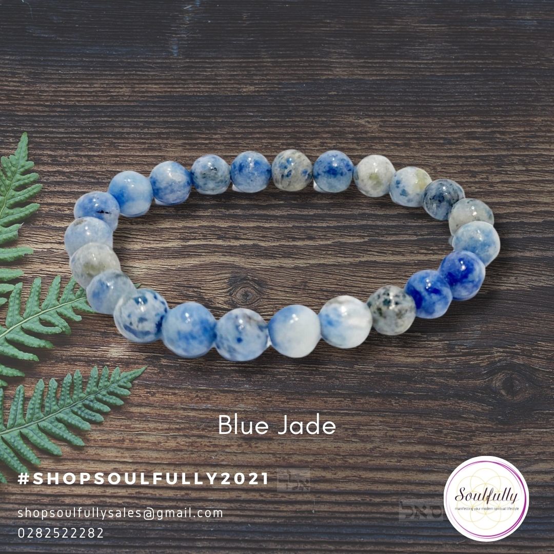 Jade, Blue Jade RARE Bracelet (Available only For EUROPE)