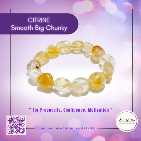 Citrine (Smooth Big and Nuggets) Bracelets