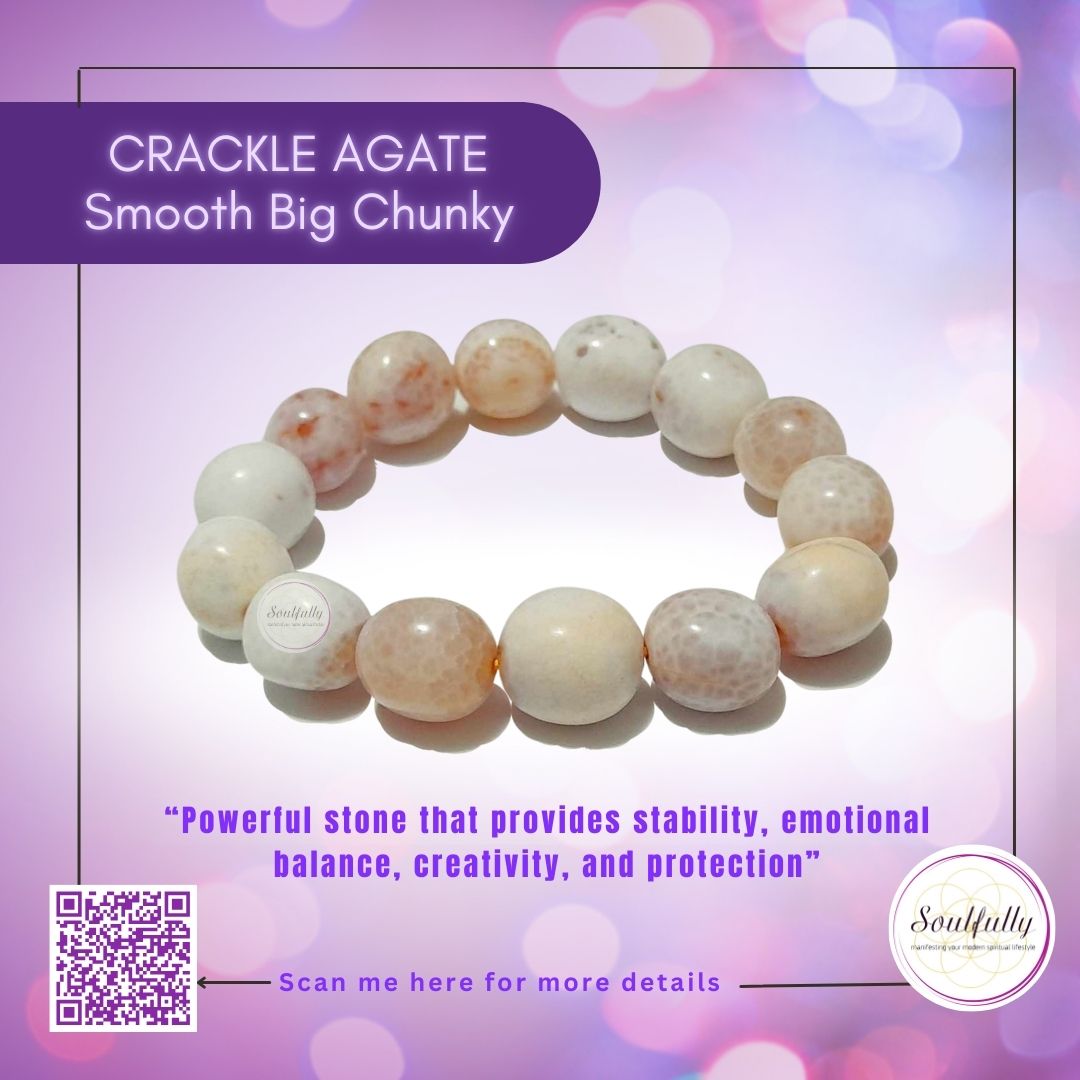 Agate, Crackle Agate Bracelet