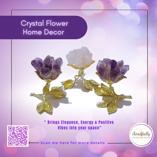 Crytsal Flower Home Decor