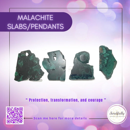 Malachite SLAB/Pendant