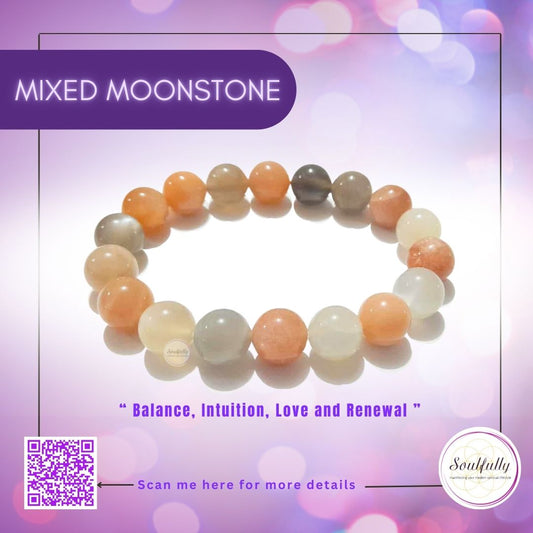 Moonstone, Mixed Moonstone Bracelet