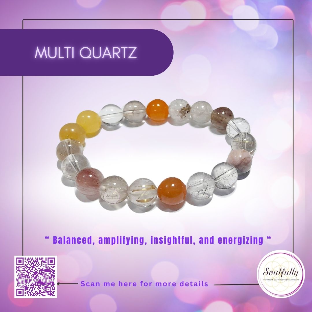 Quartz, Multi Quartz Bracelet