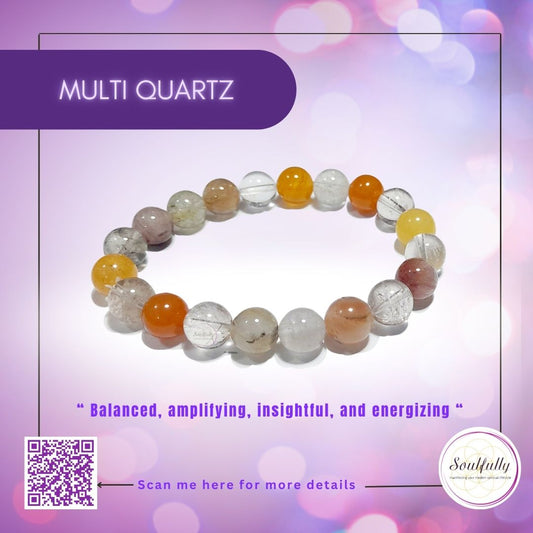 Quartz, Multi Quartz Bracelet