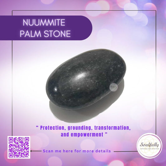 Nuummite Palm Stones