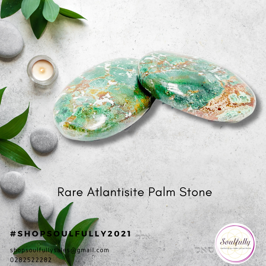 Atlantisite (RARE) Palm Stones