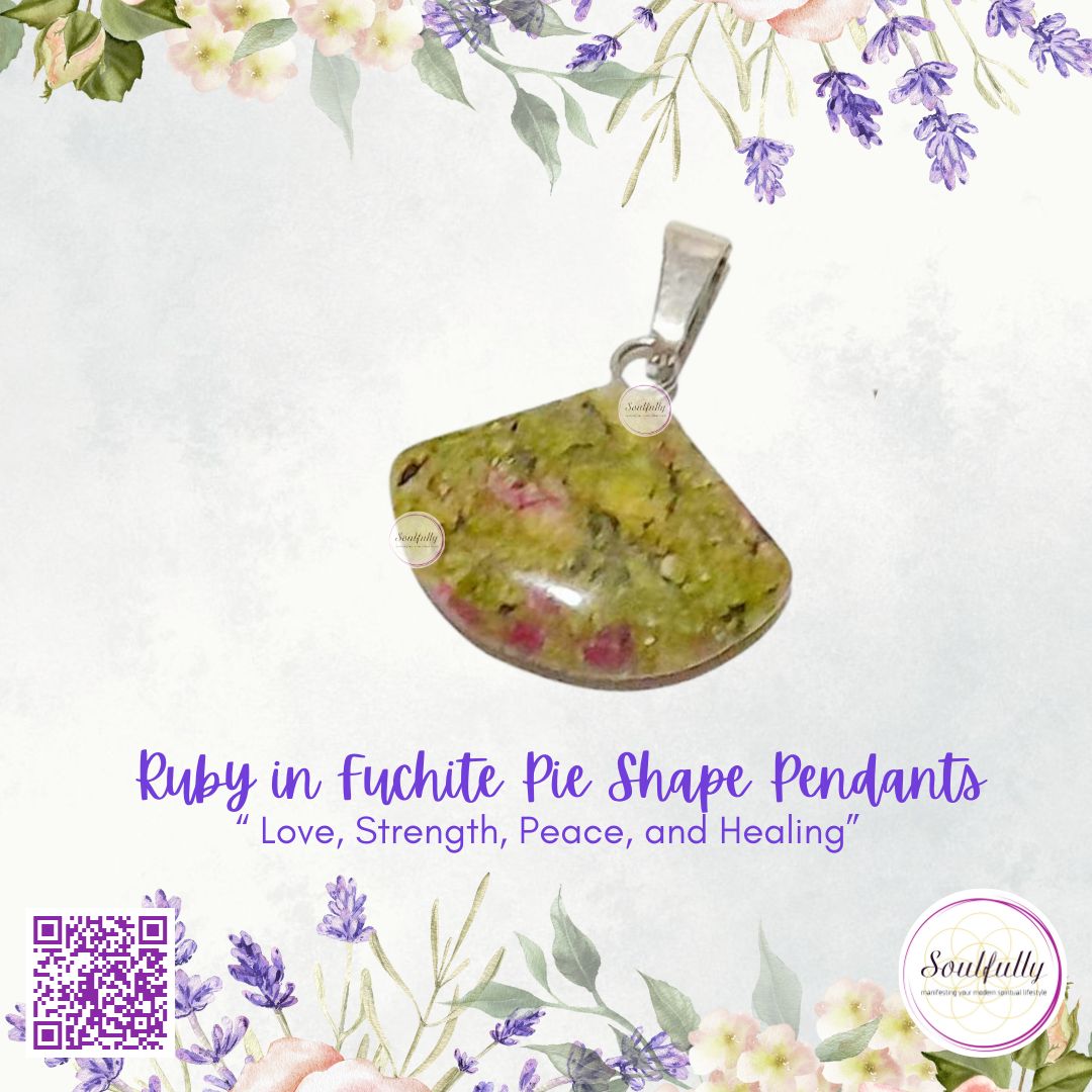 Ruby in Fuchite Pendant