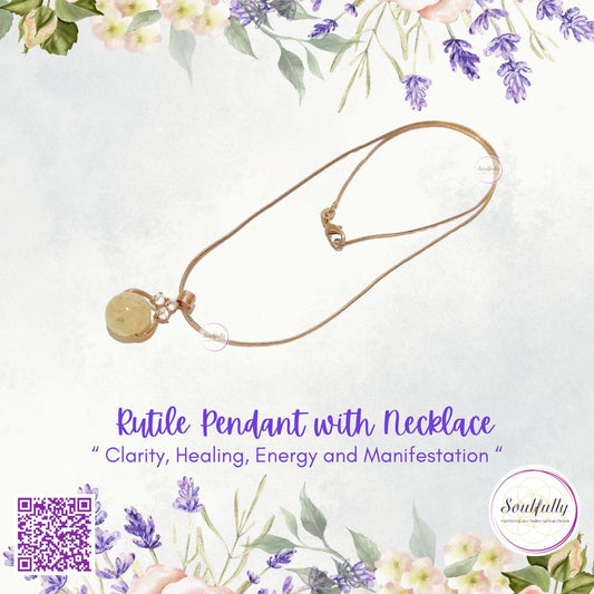 Rutile Pendant with Necklace