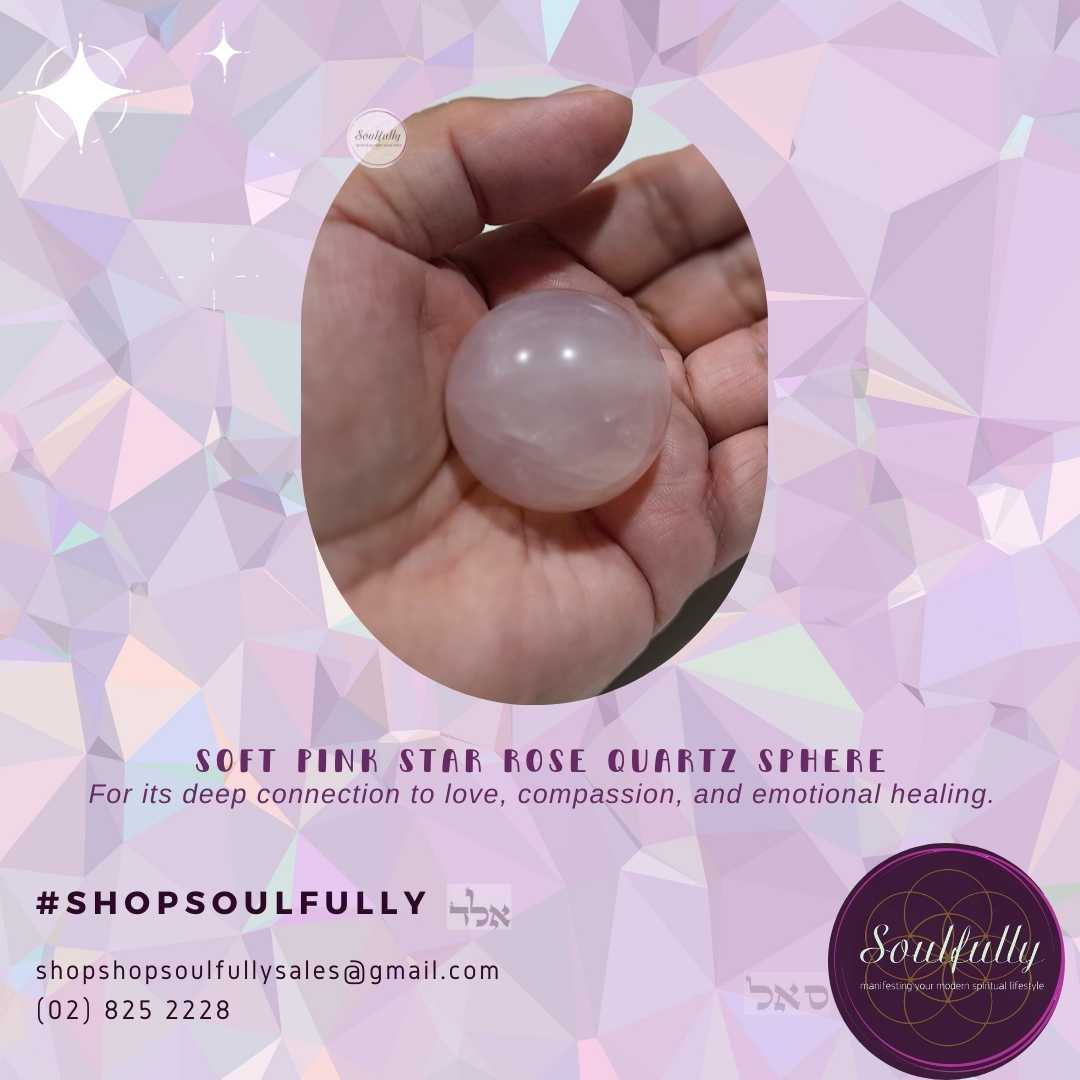 Star Rose Quartz (RARE) Spheres