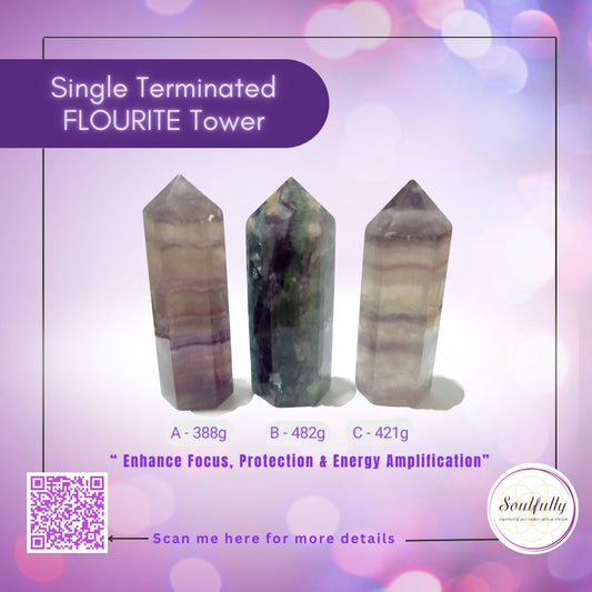 SINGLE Terminated FLUORITE Tower Generators