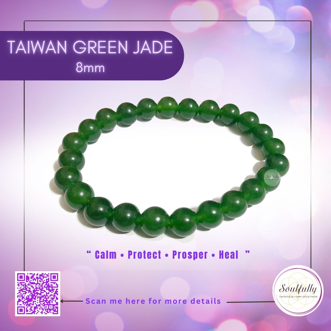 Jade, Taiwan Green Jade Bracelet