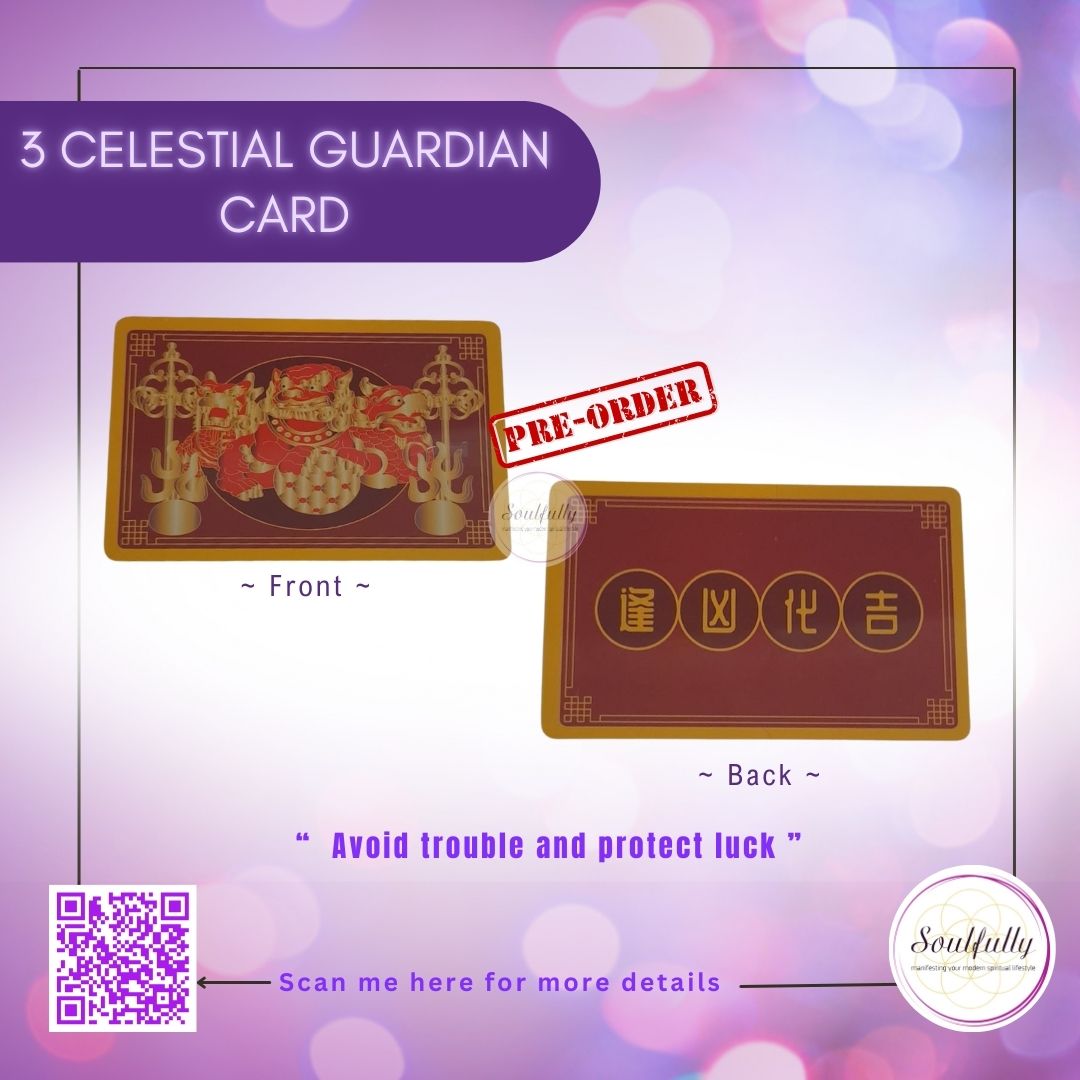 3 CELESTIAL GUARDIAN CARD