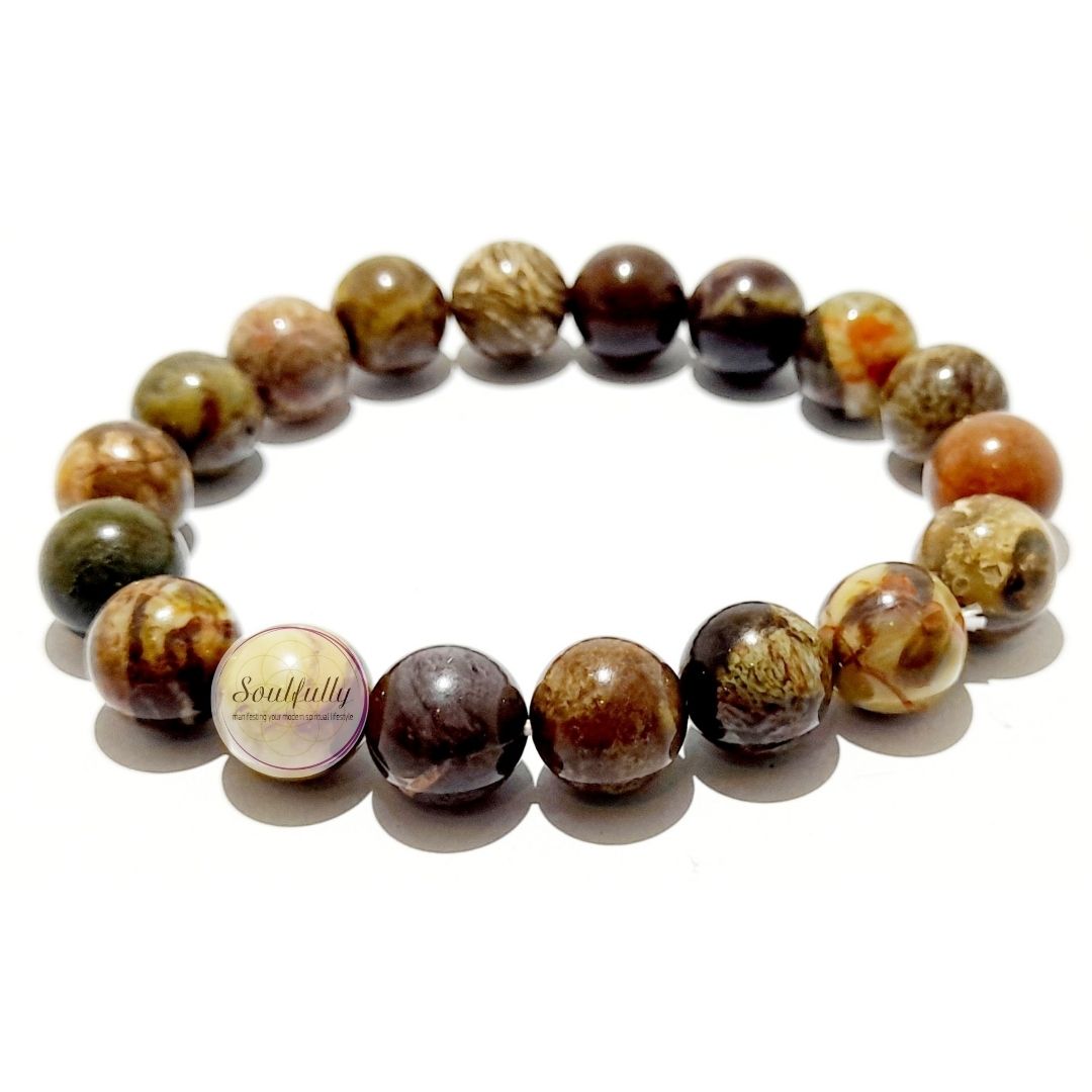 Agate, Flower Agate (Australian) Bracelet