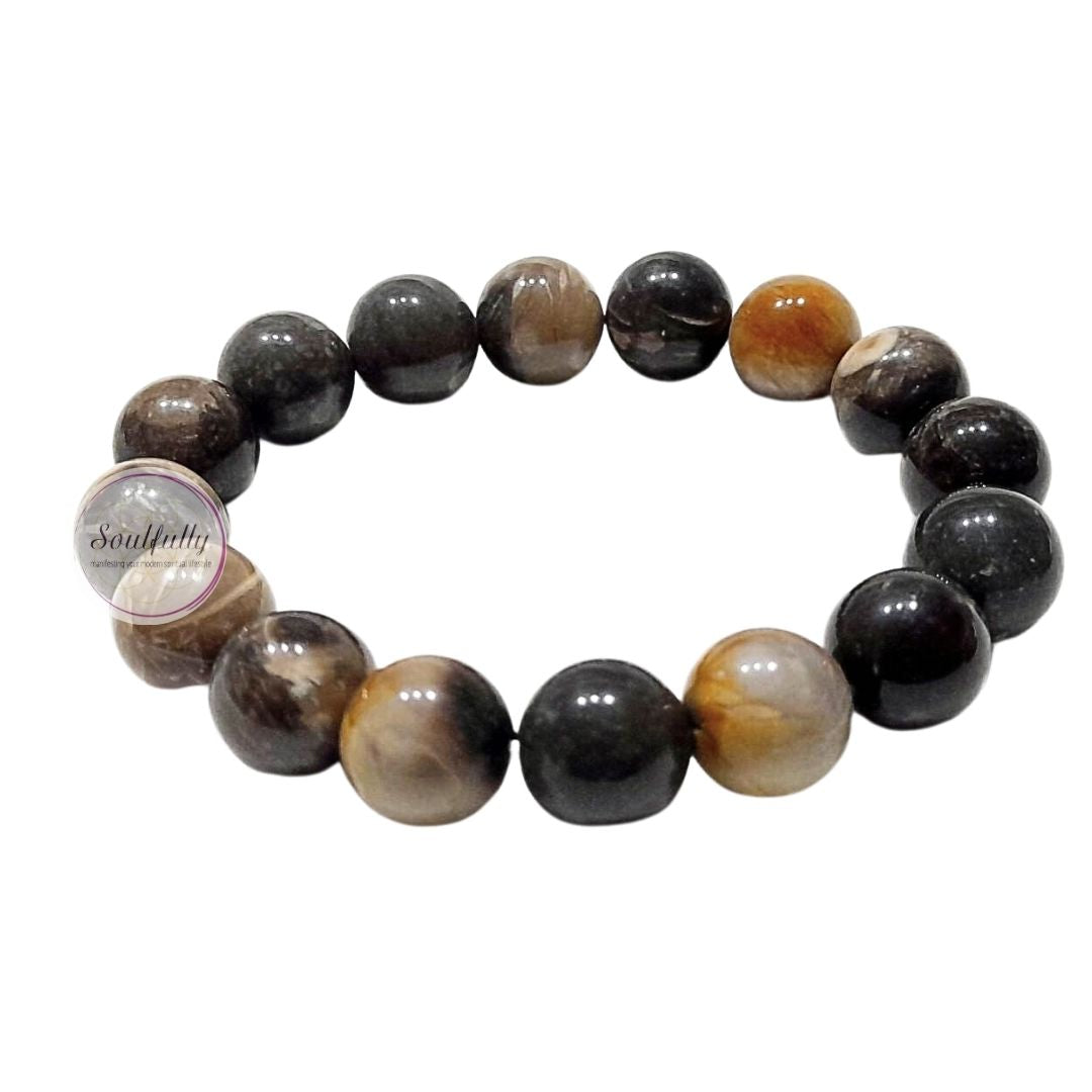 Agate, Calcified Agate Bracelet