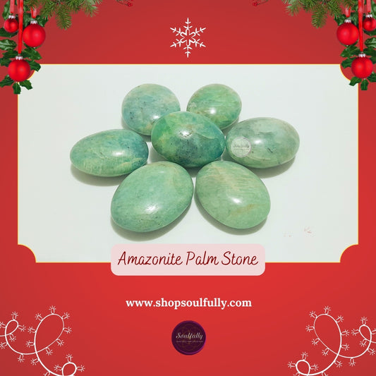 Amazonite Palm Stone