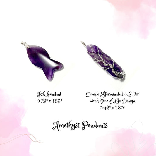 Amethyst Pendants