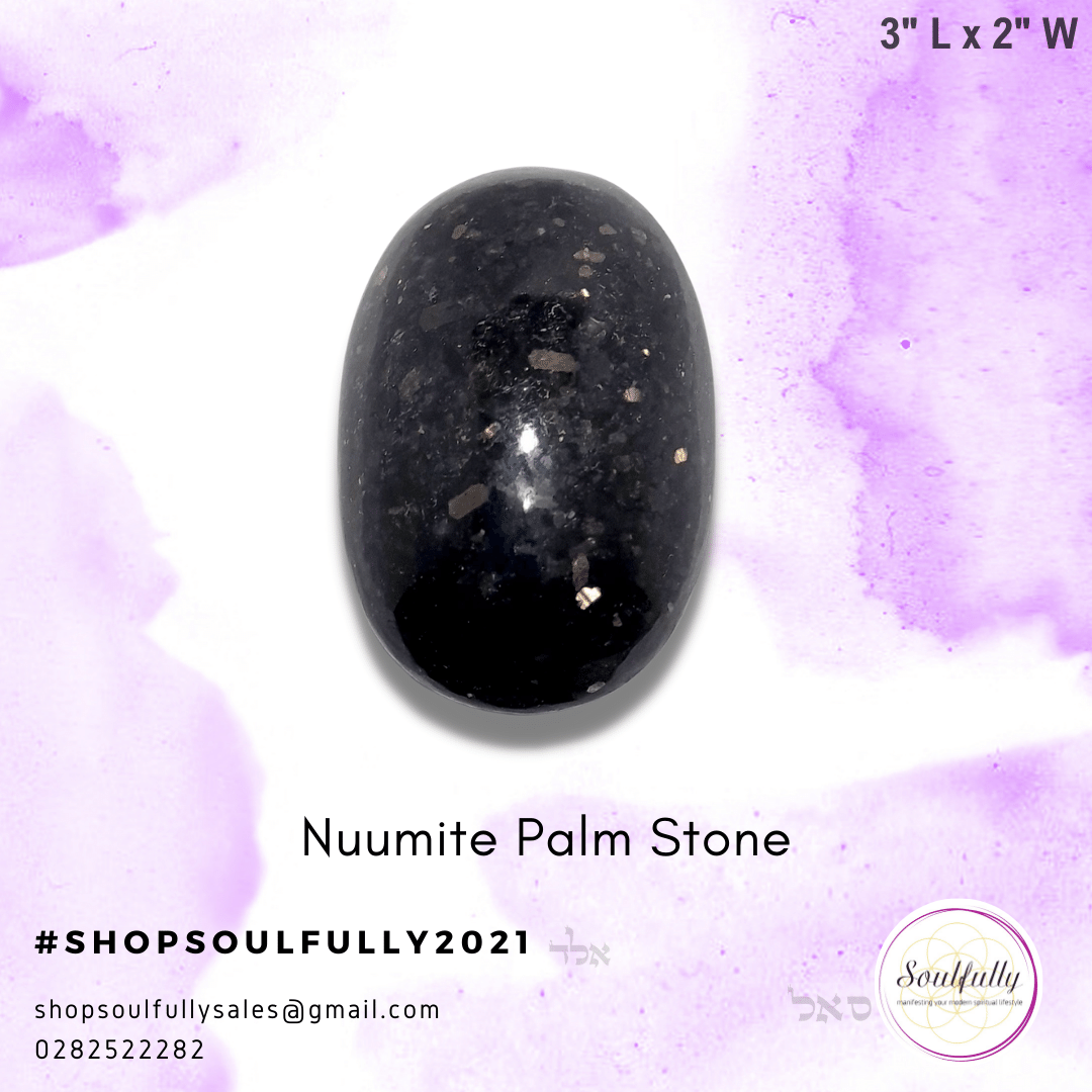 Nuummite Palm Stones