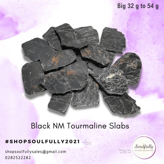 Tourmaline (Black) Raw SLAB