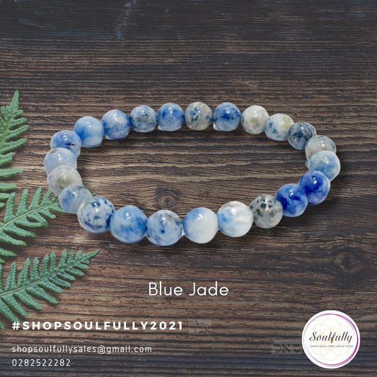 Jade, Blue Jade Bracelet