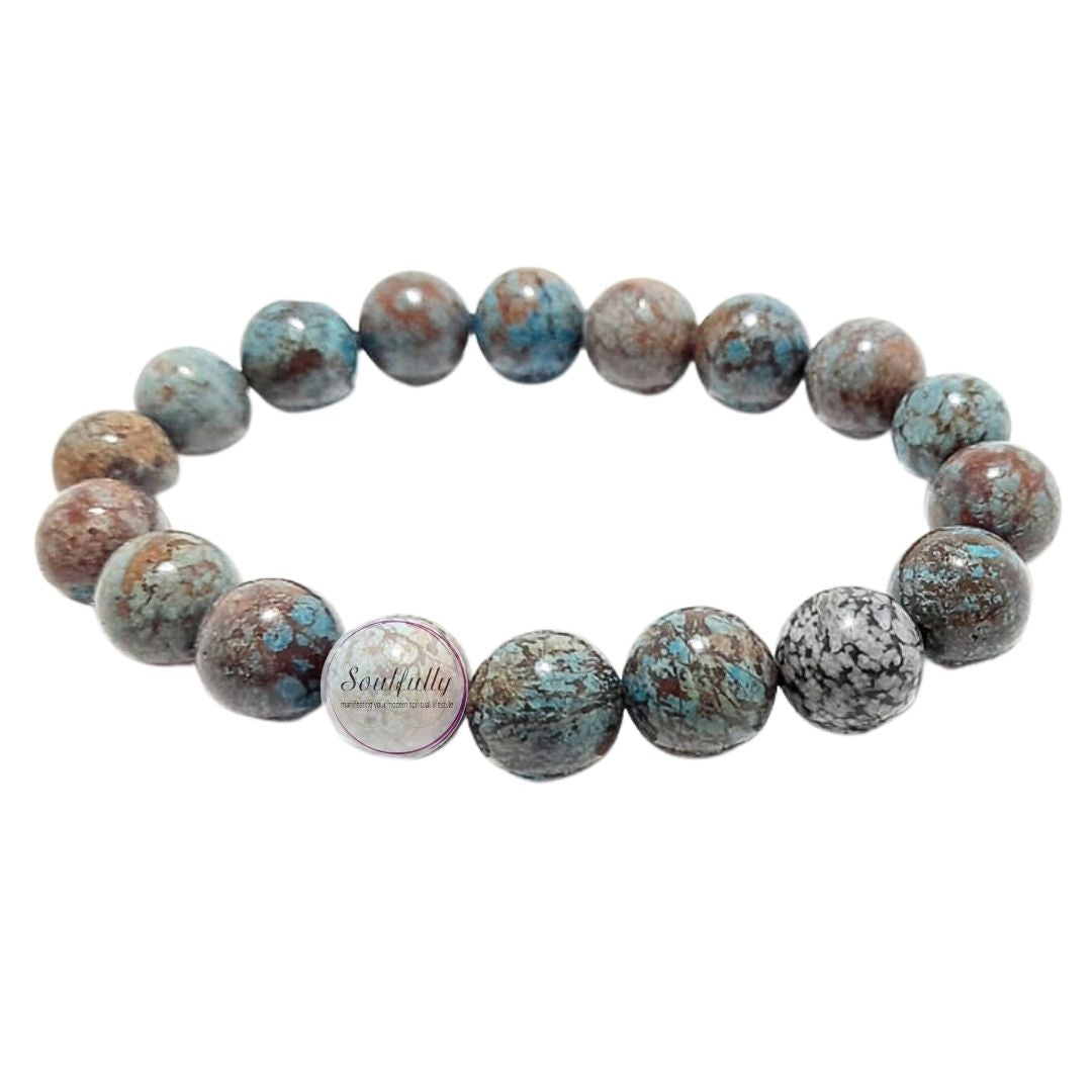 Turquoise, Blue Brown Casilica Turquoise Bracelet