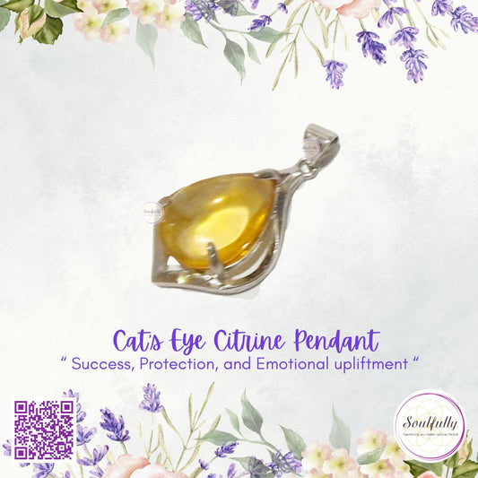 Cat's Eye Citrine Pendant