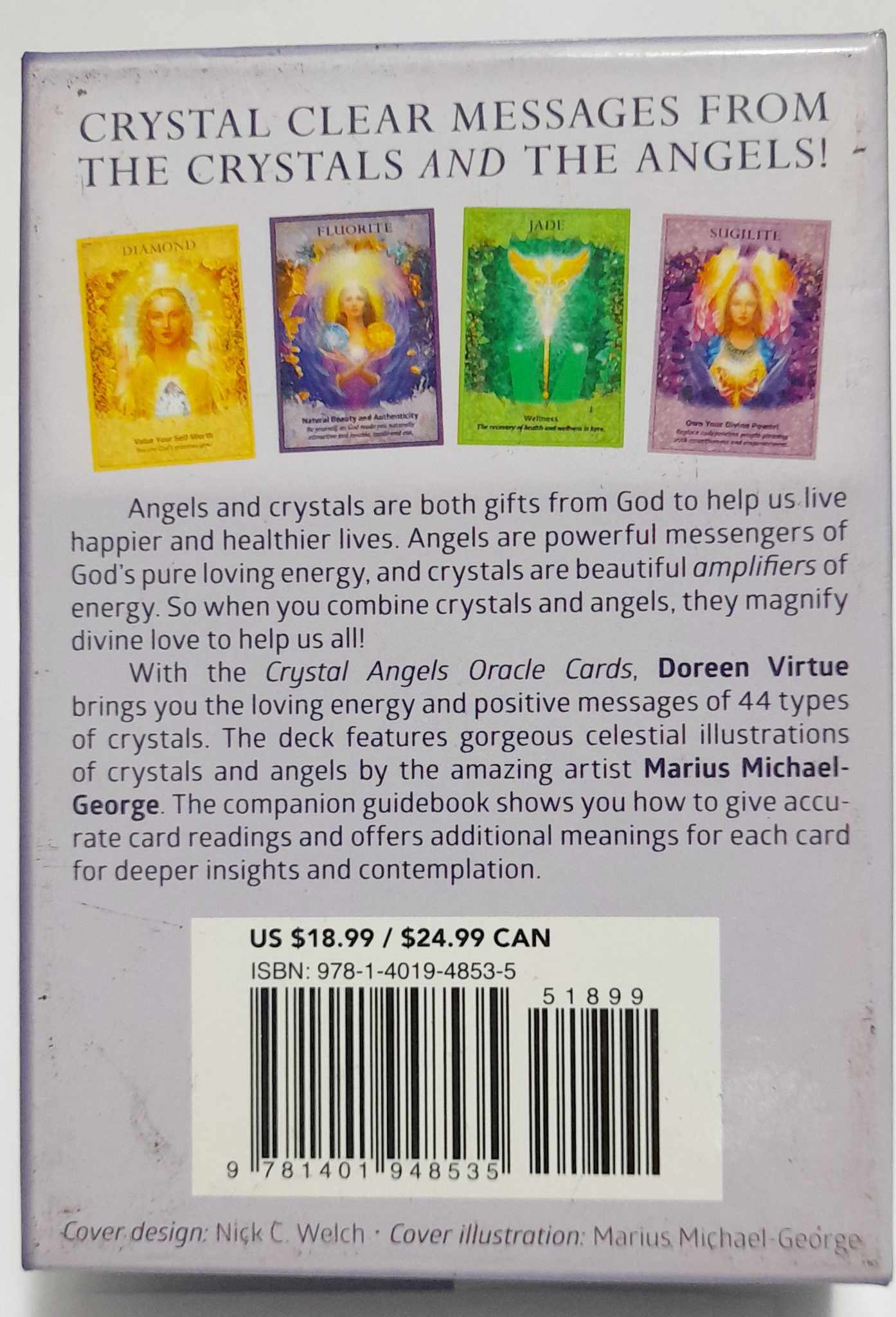 Crystal Angels Oracle Cards - Doreen Virtue