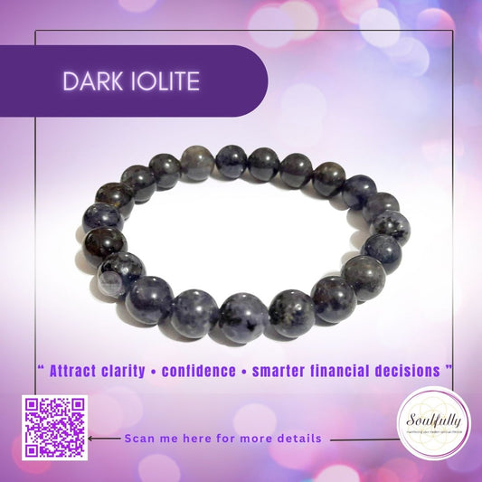 Iolite, Dark Iolite Bracelet