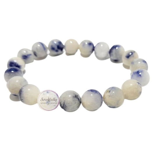 Dumertiorite in Quartz (RARE) Bracelet