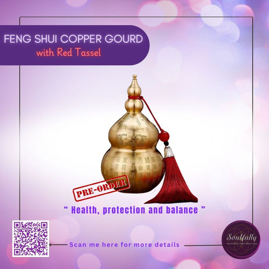 Feng Shui Metal Gourd  (PRE-ORDER)