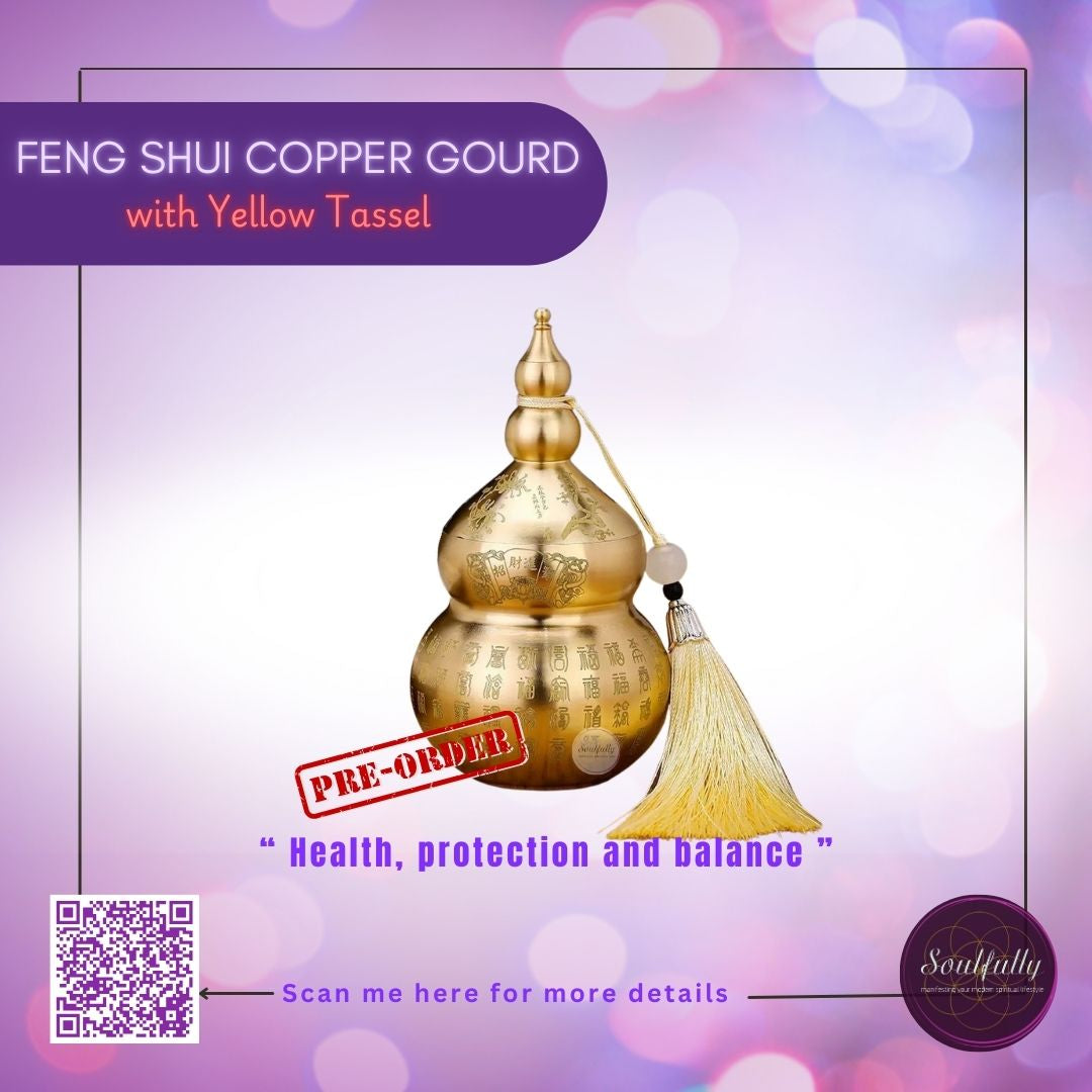 Feng Shui Metal Gourd  (PRE-ORDER)