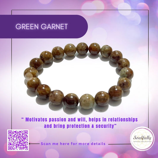 Garnet, Green Garnet Bracelet