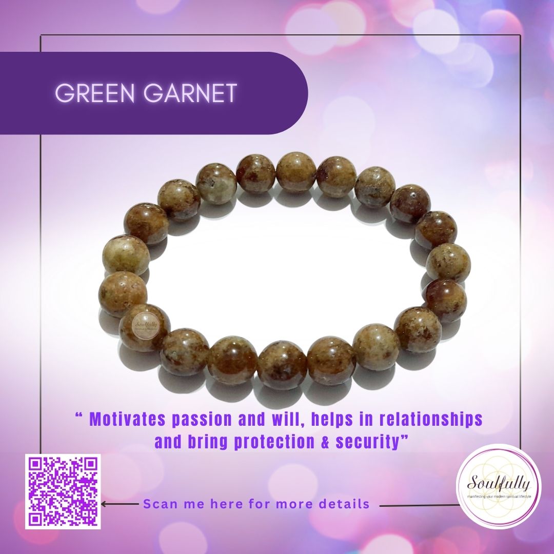 Garnet, Green Garnet Bracelet