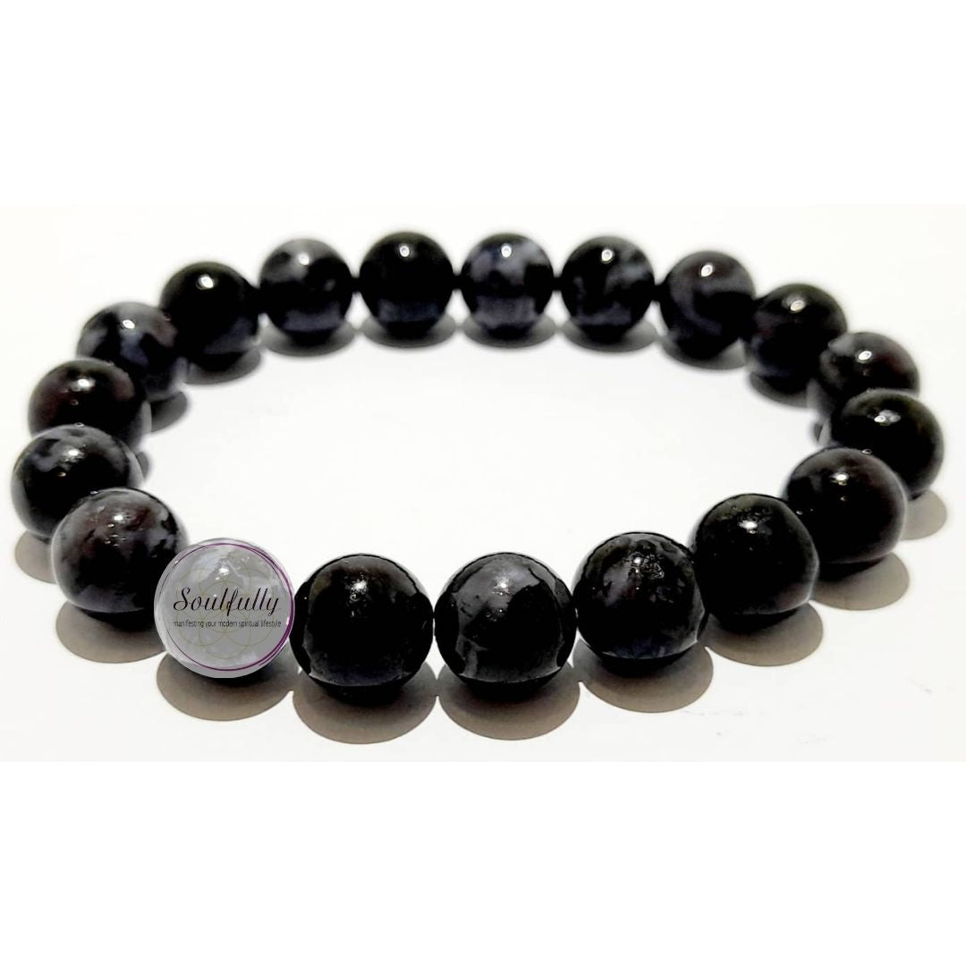 Indigo Gabbro (Merlinite) Bracelet