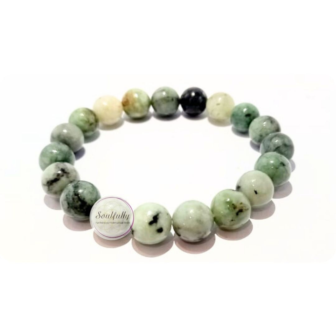 Jade, Green Burmese Jade Bracelets