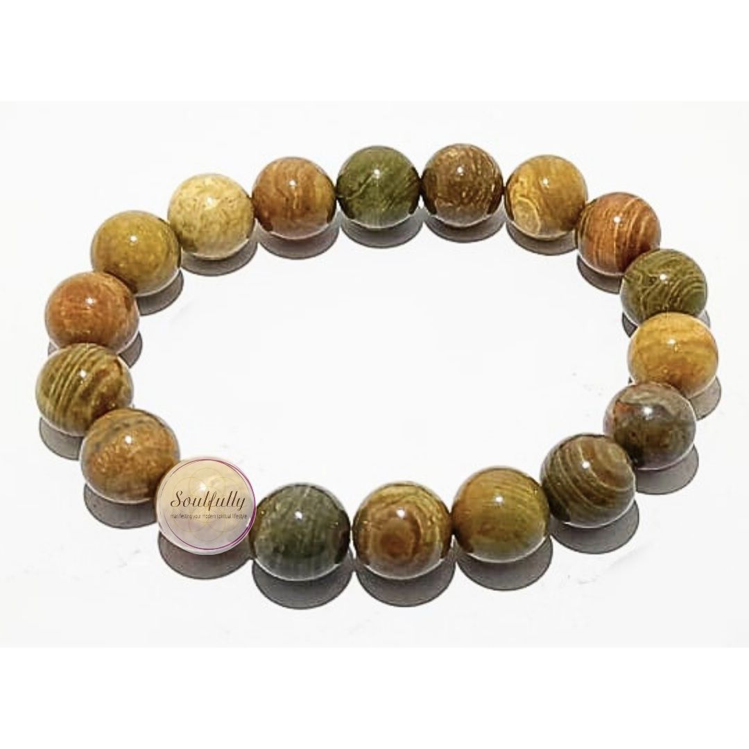 Jasper, Saturn Jasper Bracelet