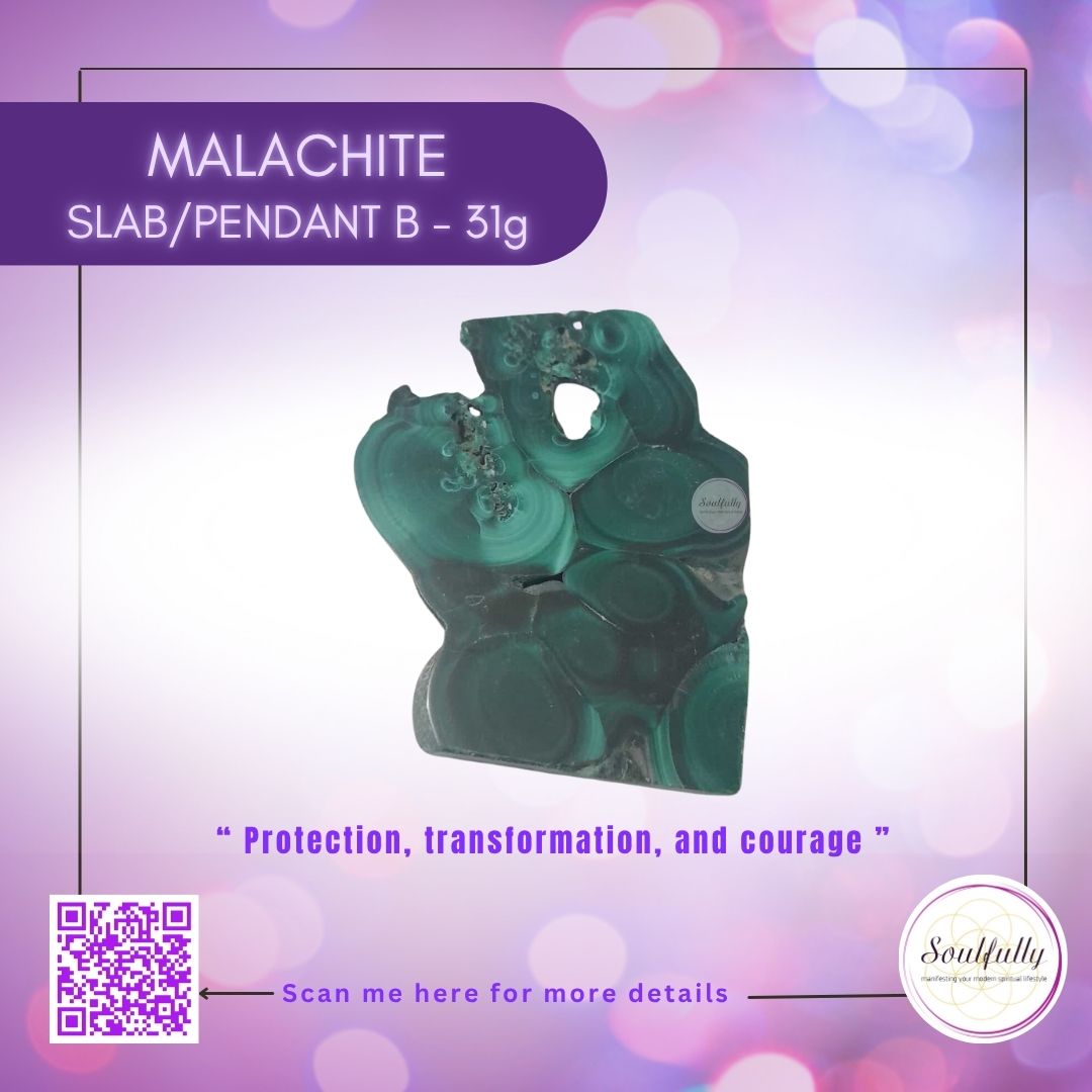 Malachite SLAB/Pendant