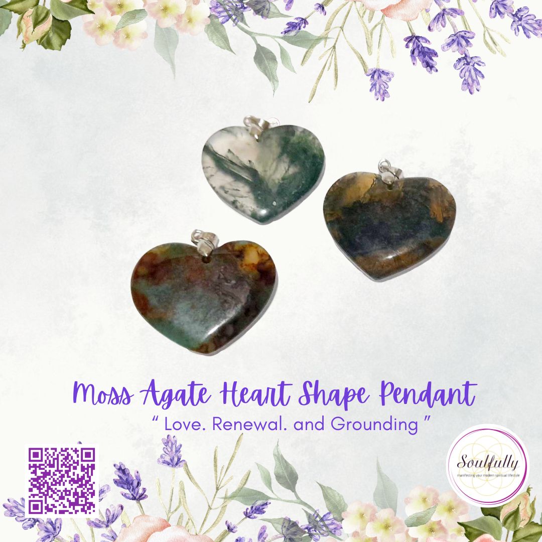 Moss Agate Pendants