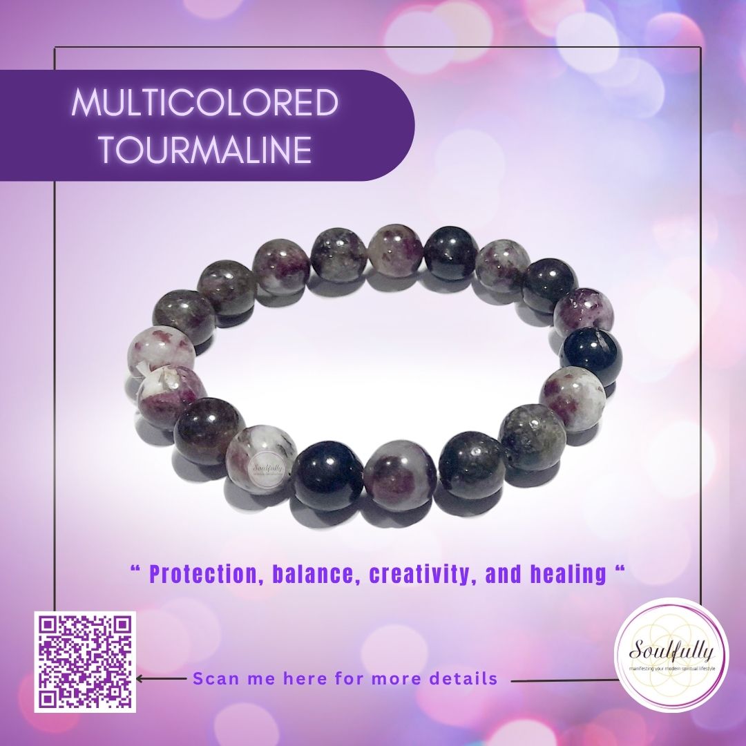 Tourmaline, Multi-colored Tourmaline Bracelet