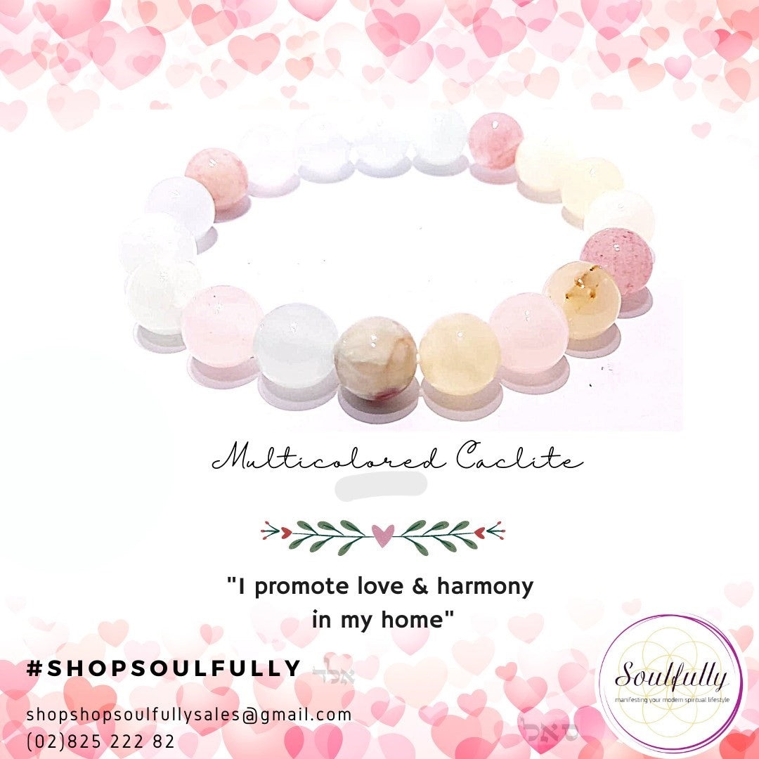 Calcite, Multicolored Calcite Bracelets