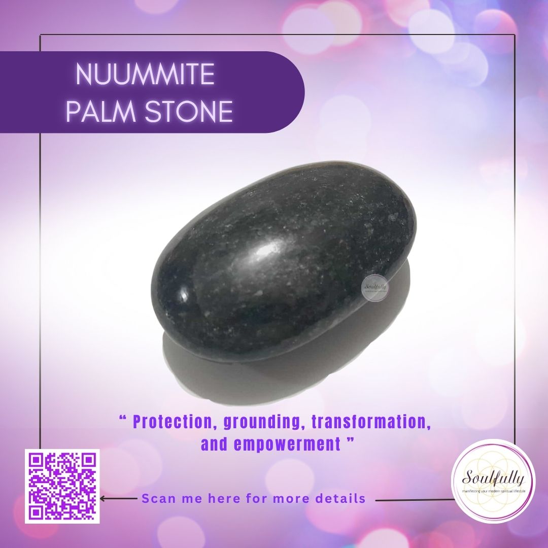 Nuummite Palm Stones