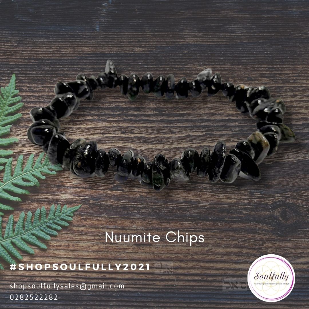 Nuummite from Greenland Nuggets Bracelet (available in Sweden)